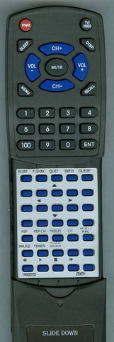 ZENITH MBR3466CZ Replacement Remote