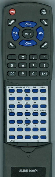 LG 22LG3DDHINSTALLER Replacement Remote