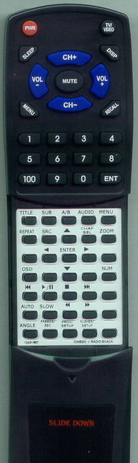 CINEGO D1000DLP Replacement Remote