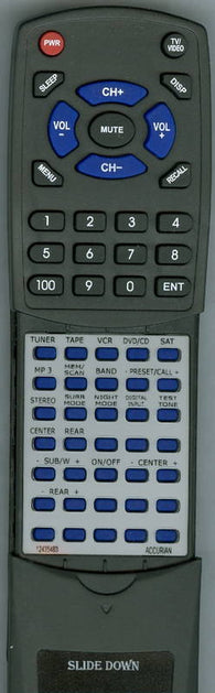 ACCURIAN RT12435483 Replacement Remote