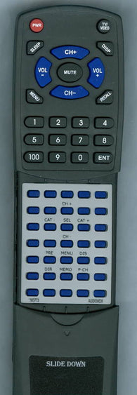 AUDIOVOX XCS9 Replacement Remote