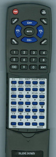 AUDIOVOX VOD128A Replacement Remote