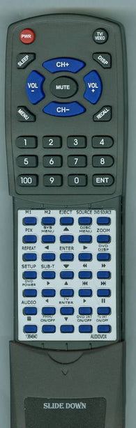 AUDIOVOX VOD108 Replacement Remote
