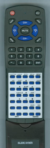 AUDIOVOX DS9341PK Replacement Remote