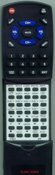 SONY DVPC650D Replacement Remote