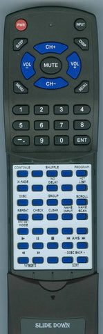 SONY 141882812 Replacement Remote