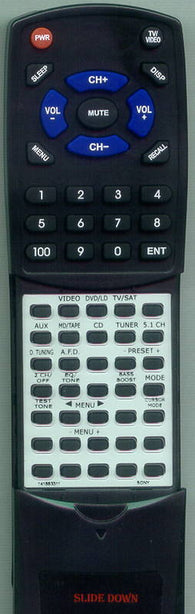SONY STRDE445 Replacement Remote
