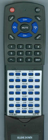 SCEPTRE RT14202SB79997V Replacement Remote