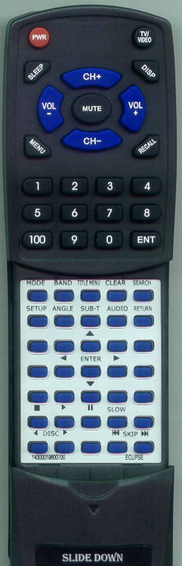 ECLIPSE AV8132 MAIN Replacement Remote Control