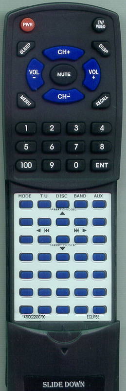 ECLIPSE AVN30DOPTIONALRMT Replacement Remote Control