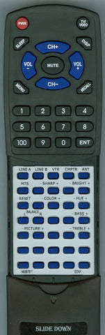 SONY 146387611 Replacement Remote