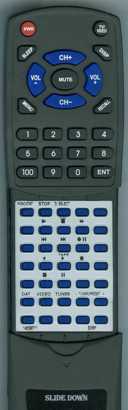 SONY RT146398711 Replacement Remote Control