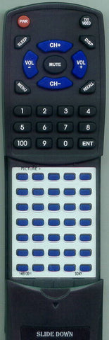SONY 146513511 Replacement Remote