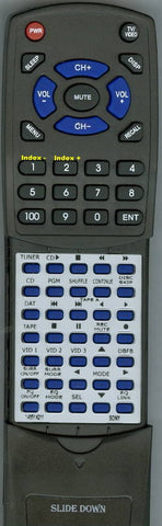 SONYINSERT STRAV910 Replacement Remote