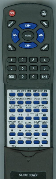SONY DTC75ES Replacement Remote