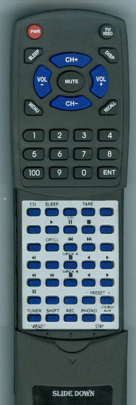 SONY HCDH1500 Replacement Remote
