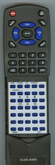 SONY HSTD105 Replacement Remote