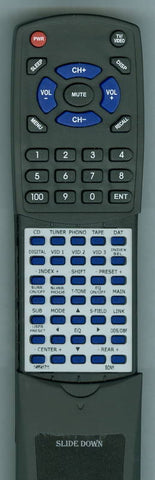 SONY RM P301 Replacement Remote
