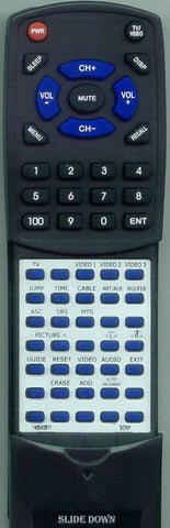 SONY KV27XBR50FULL Replacement Remote