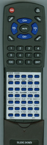 SONY EVS550 Replacement Remote