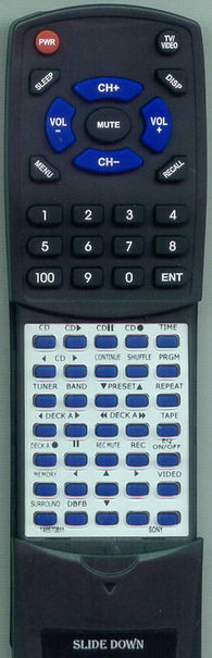 SONY HCDH1600 Replacement Remote
