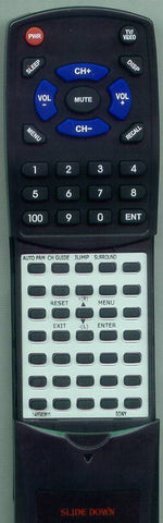 SONY 146580611 Replacement Remote