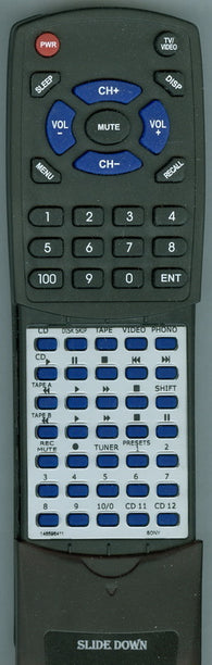 SONY HTCD159 Replacement Remote