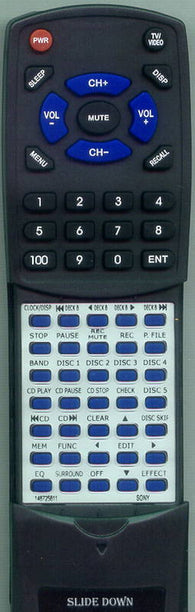 SONY HCDC50U Replacement Remote
