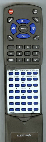 SONY KV36HS500 Replacement Remote