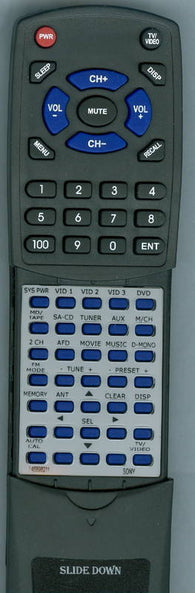 SONY HTDDW900 Replacement Remote