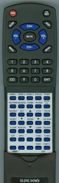 SONY STRDG800 Replacement Remote