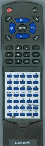 SONY 147302811 Replacement Remote