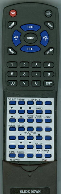 SONY HCDT11 Replacement Remote