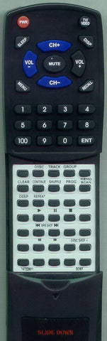 SONY RMDX153 Replacement Remote