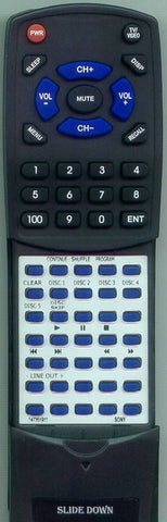 SONY CDPC405 Replacement Remote