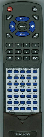 SONY MHC771 Replacement Remote
