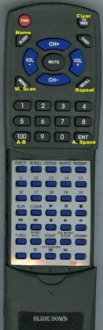 SONYINSERT 1-473-785-11 Replacement Remote