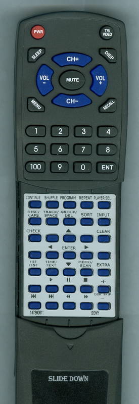 SONY RMDX270 Replacement Remote Control