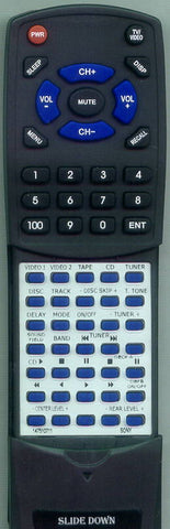 SONY 1-475-107-11 Replacement Remote