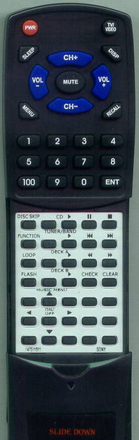 SONY HCDD690 Replacement Remote