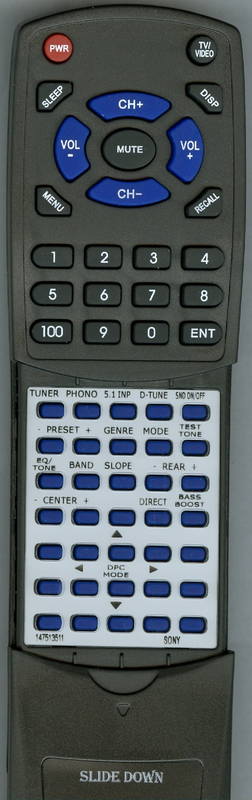 SONY STRDE485 Replacement Remote Control
