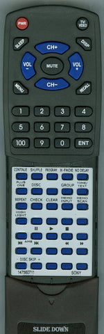 SONY RM-DX57 Replacement Remote