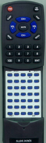 SONY 147563111 Replacement Remote