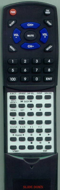 SONY DSR20 Replacement Remote