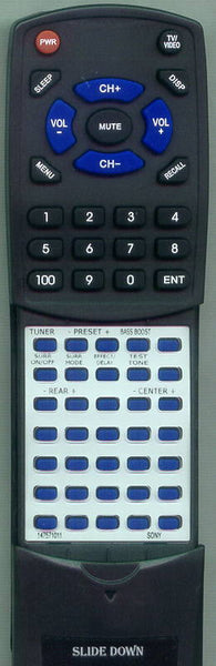 SONY HTD600 Replacement Remote