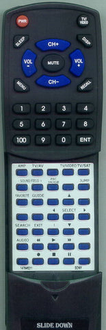 SONY 147706511 Replacement Remote