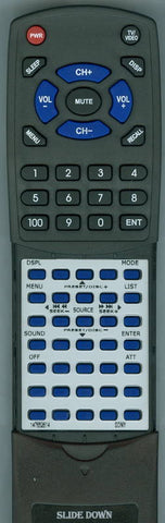 SONY CDX-CA760X Replacement Remote