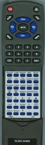 SONY 1-476-602-11 Replacement Remote