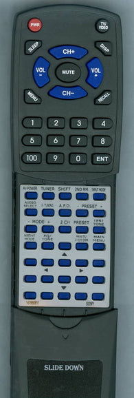 SONY STRDE875 Replacement Remote