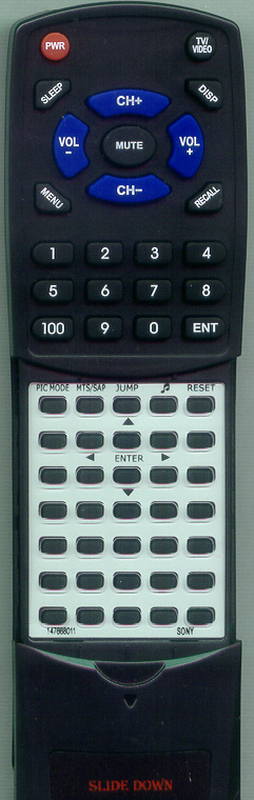 SONY KV24FV300 Replacement Remote Control
